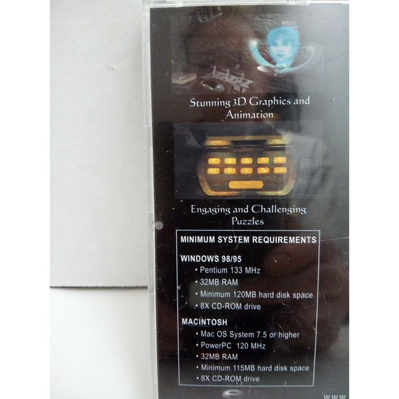 Crystal Key 2 CDs Adventure Quest Vintage Video Game 1999 PC Win 98/95 & Mac - Picture 4 of 8